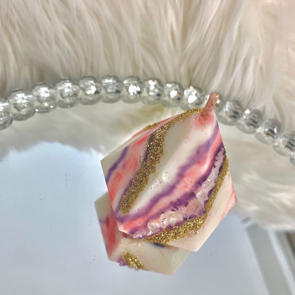 Geode candle - Picture 4 of 4